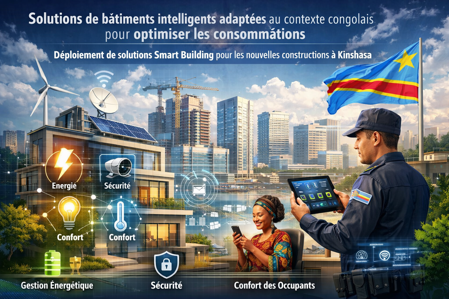 Smart Building : bâtiments intelligents en RDC