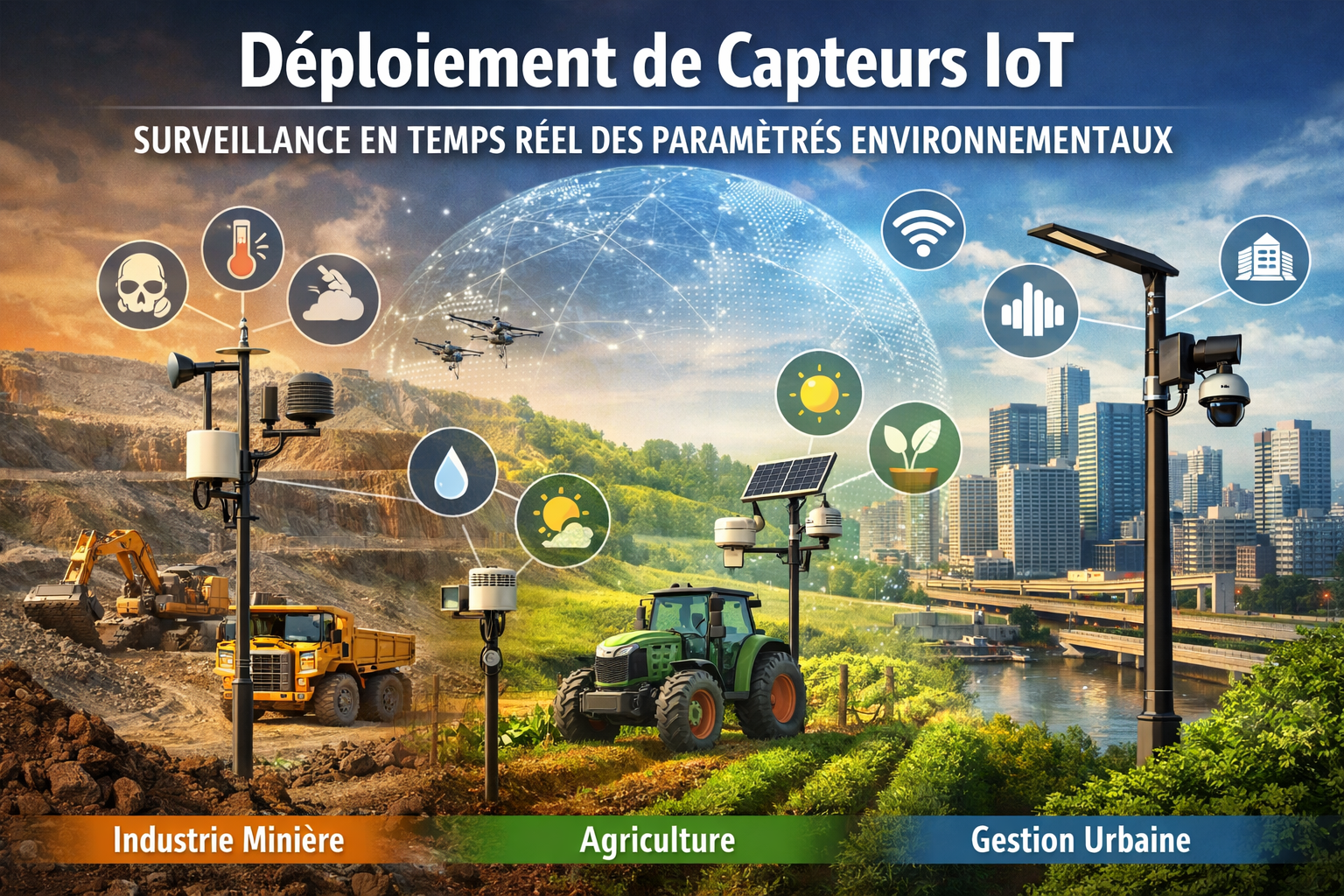 Solutions IoT pour la surveillance environnementale